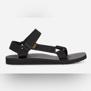 Teva Men’s original universal sandal Black Strappy Sandals, 12